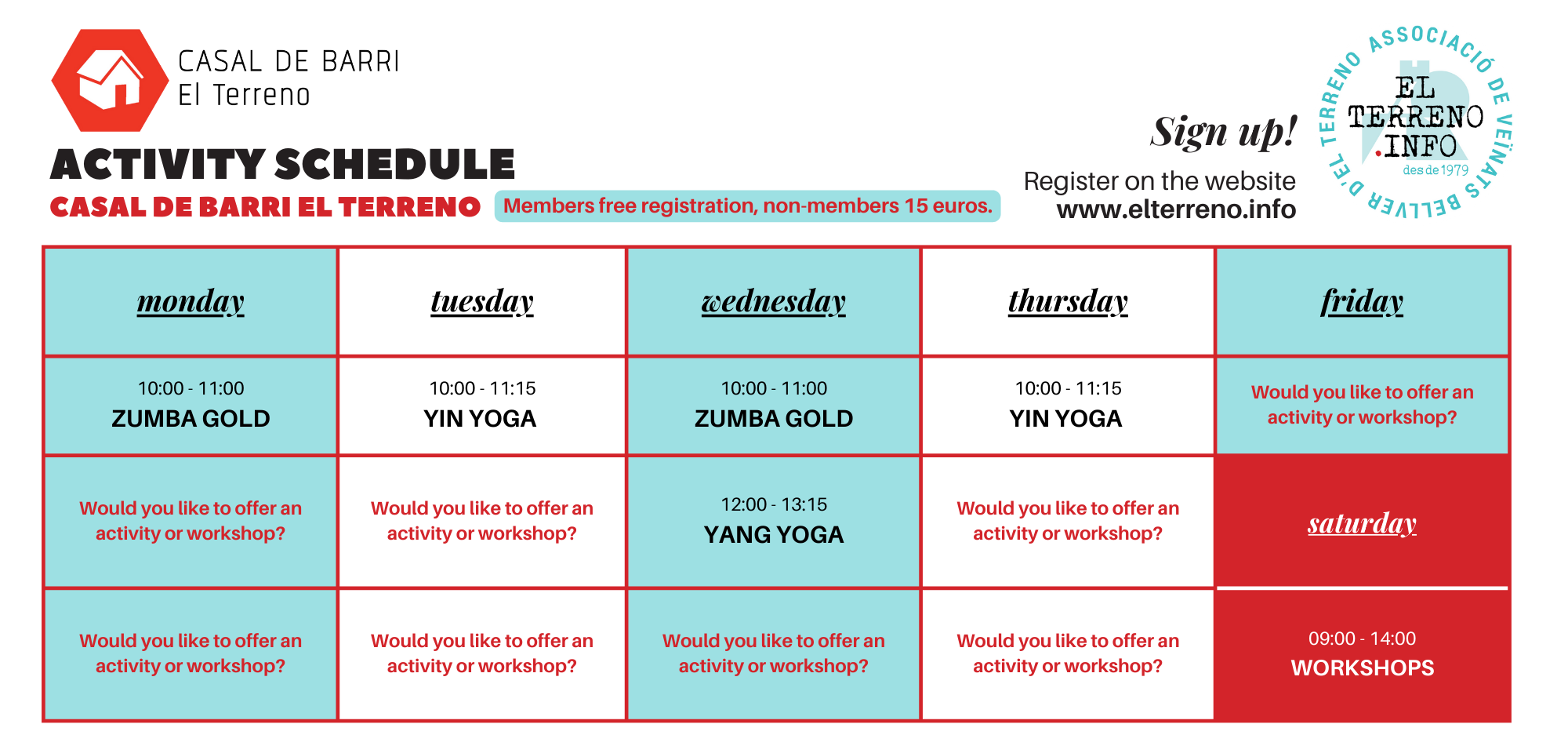 Horario Presencial