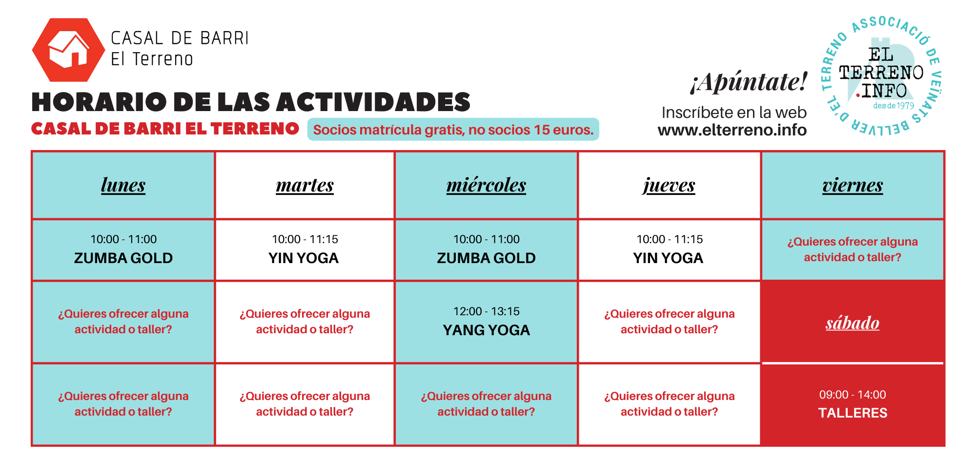 Horario Presencial