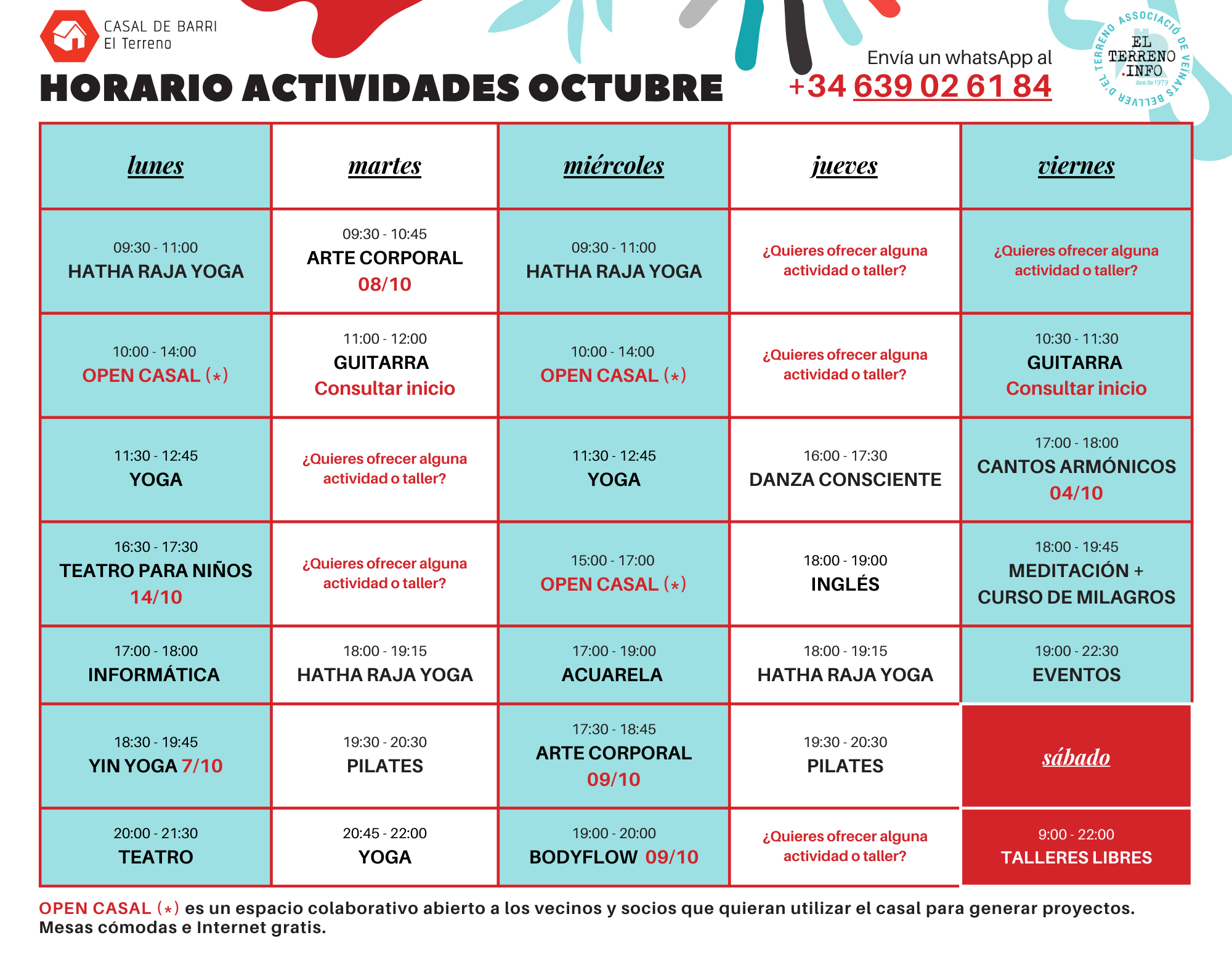 Actividades y Talleres